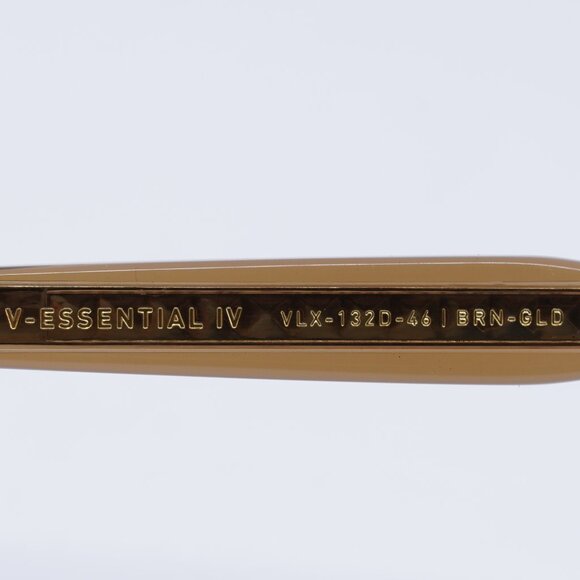Valentino V-ESSENTIAL-IV VLX-132D Eyeglasses Brown 46mm Round Frame - Picture 6 of 10
